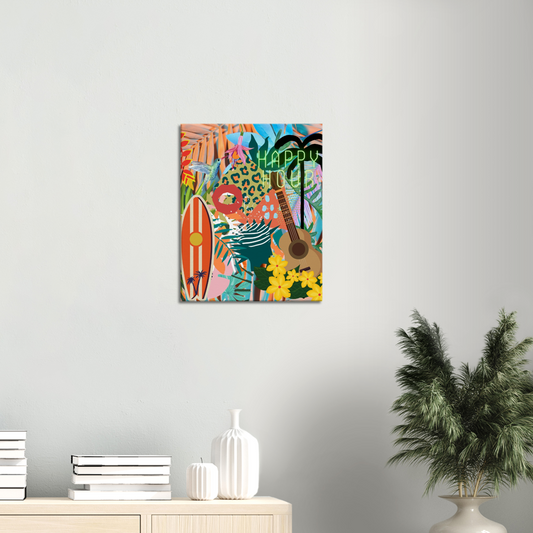 Tropical Happy Hour Canvas 16x20