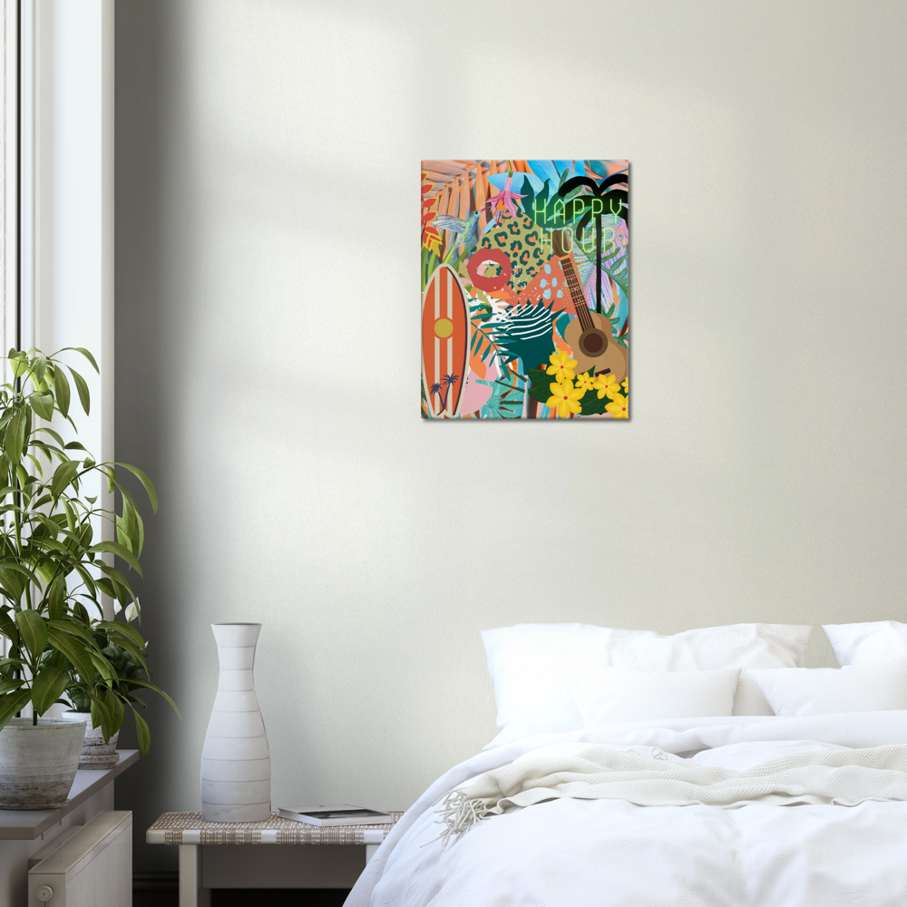 Tropical Happy Hour Canvas 16x20