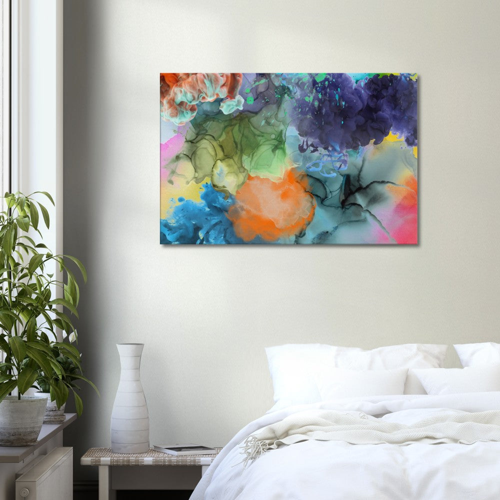 Color magic abstract 24x36 Canvas