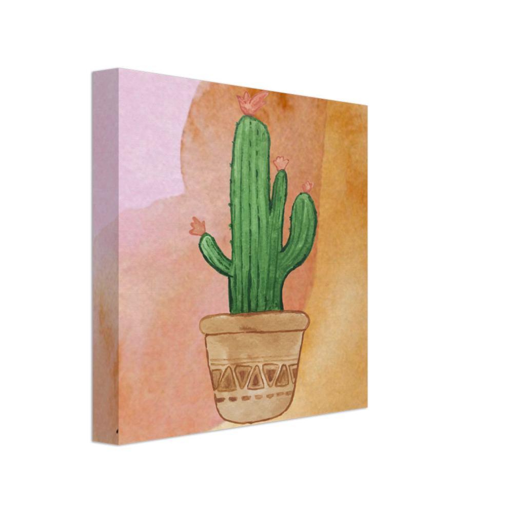 Cactus 1 Canvas 8"x 8"