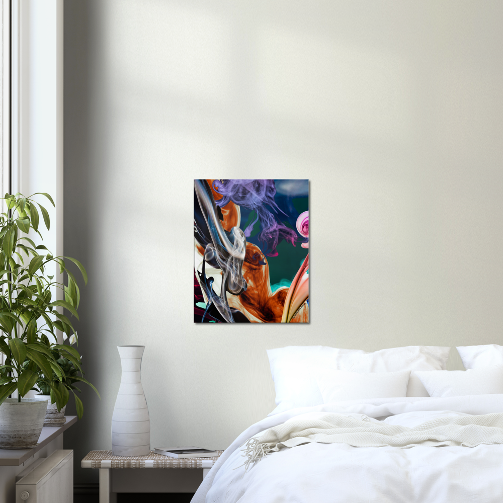 Abstract colorful framed Canvas