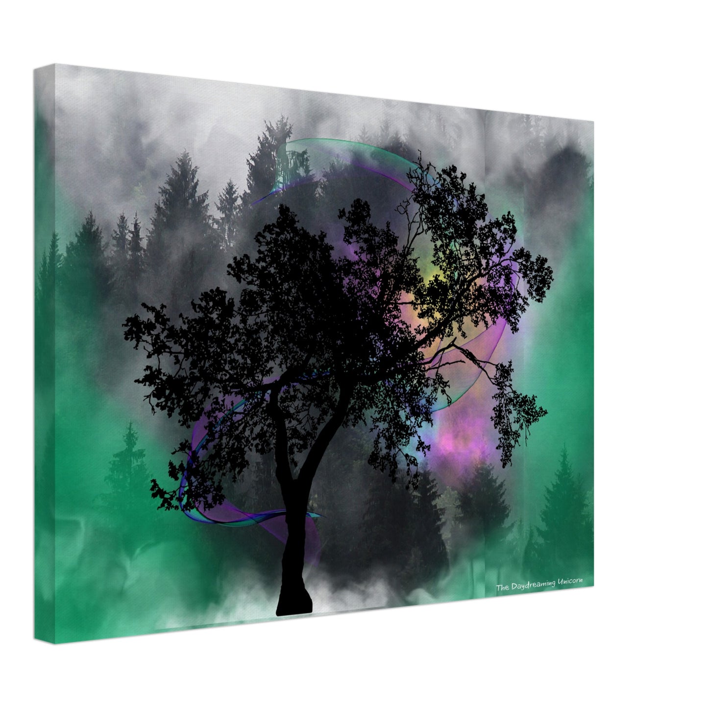 Dark Forest Tree Canvas 18x24