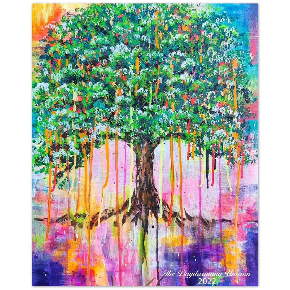 Tree goddess Atharia 16 x 20 Premium Matte Paper Poster