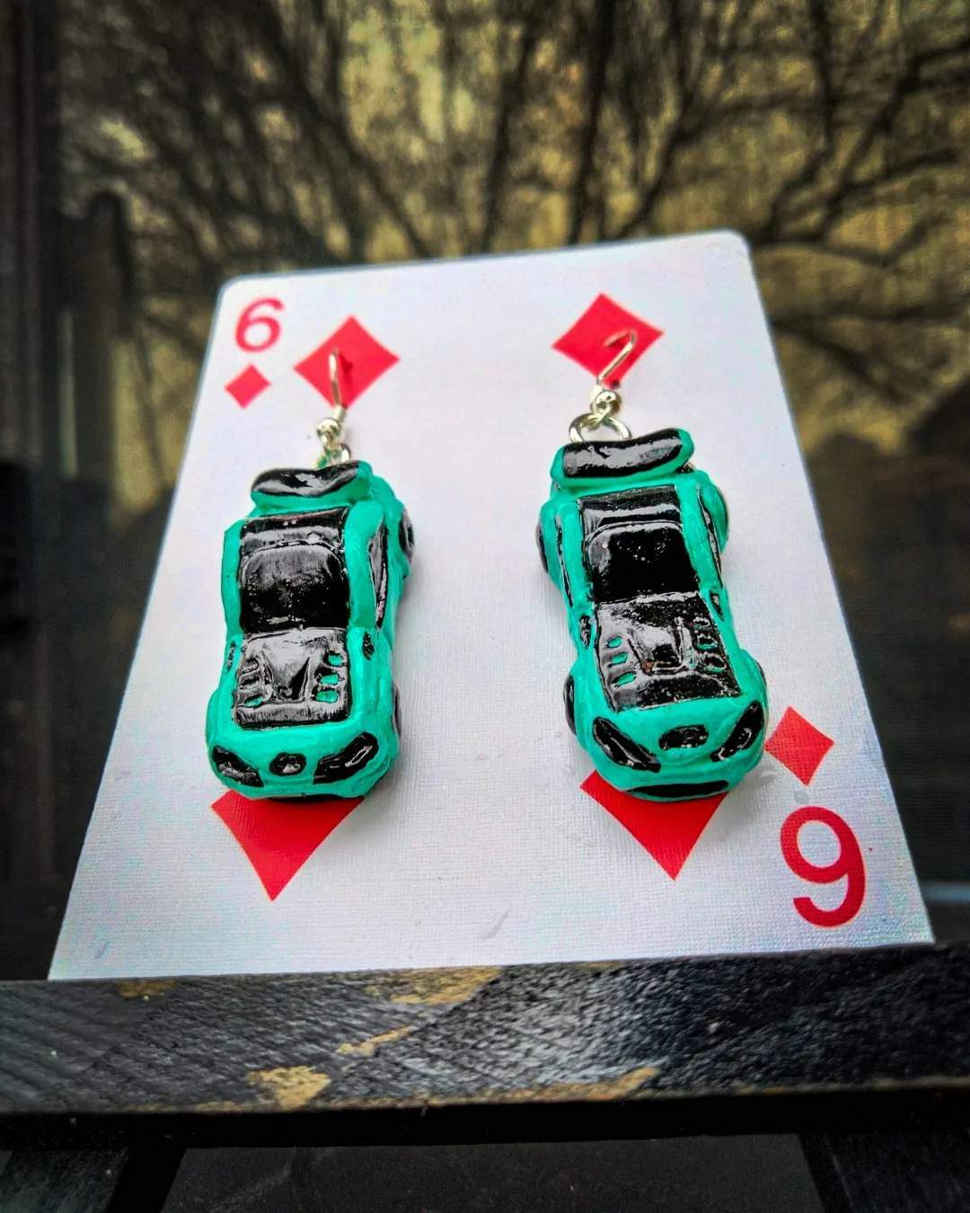 Micro sportscar earrings